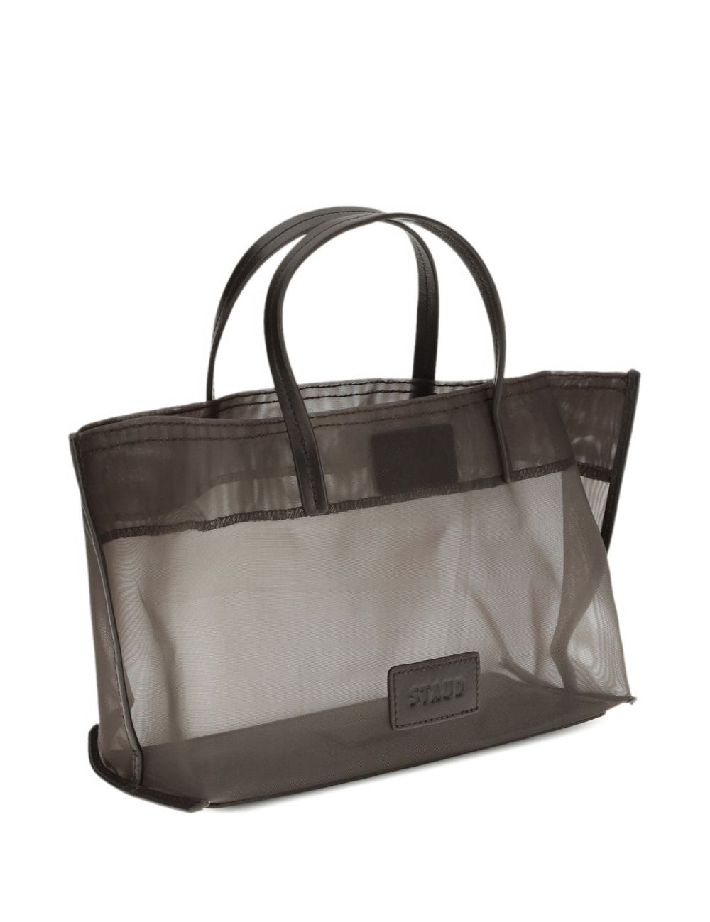 Borsa tote Christos mini in marrone Staud - donna 