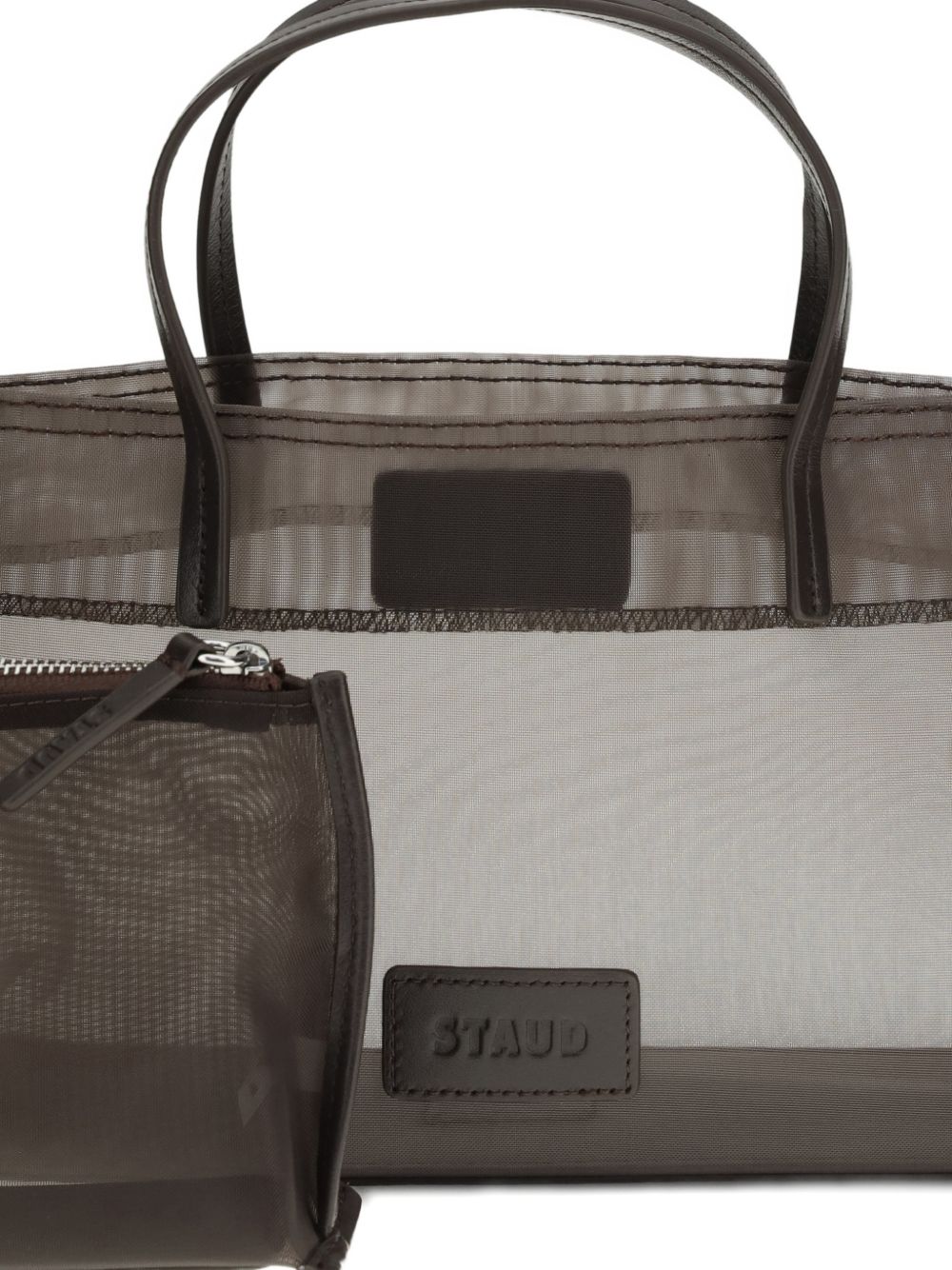 Borsa tote Christos mini in marrone Staud - donna 