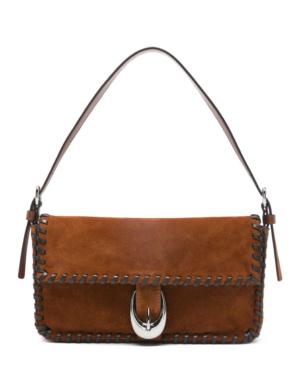 Borsa a spalla Harlow in marrone Staud - donna 