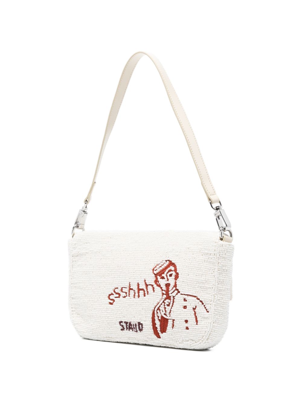 BORSA A SPALLA TIMMY CON PERLINE MULTICOLOR STAUD - DONNA 