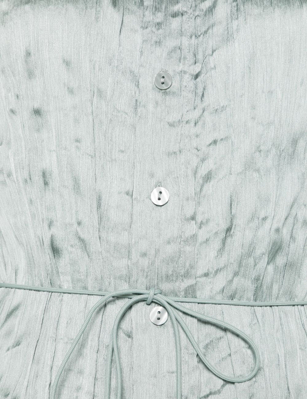 CAMICIA EFFETTO STROPICCIATO IN AZZURRO STAUD - DONNA 