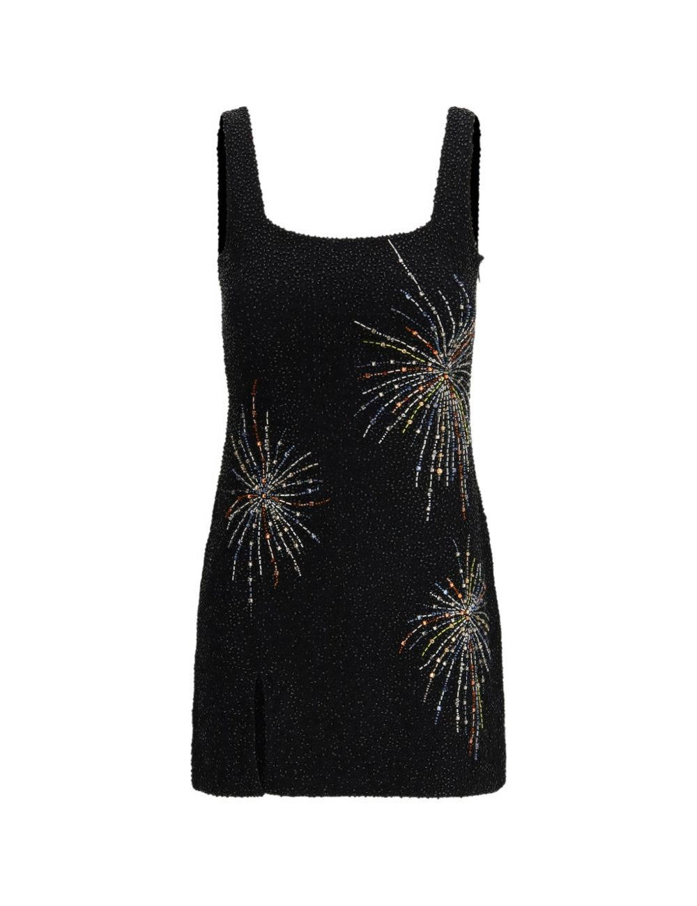 Abito con perline in nero Staud - donna 