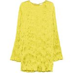 Abito mini kona in verde acido staud - donna 
