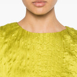 Abito mini kona in verde acido staud - donna 