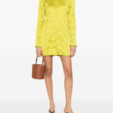 Abito mini kona in verde acido staud - donna 