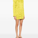 Abito mini kona in verde acido staud - donna 