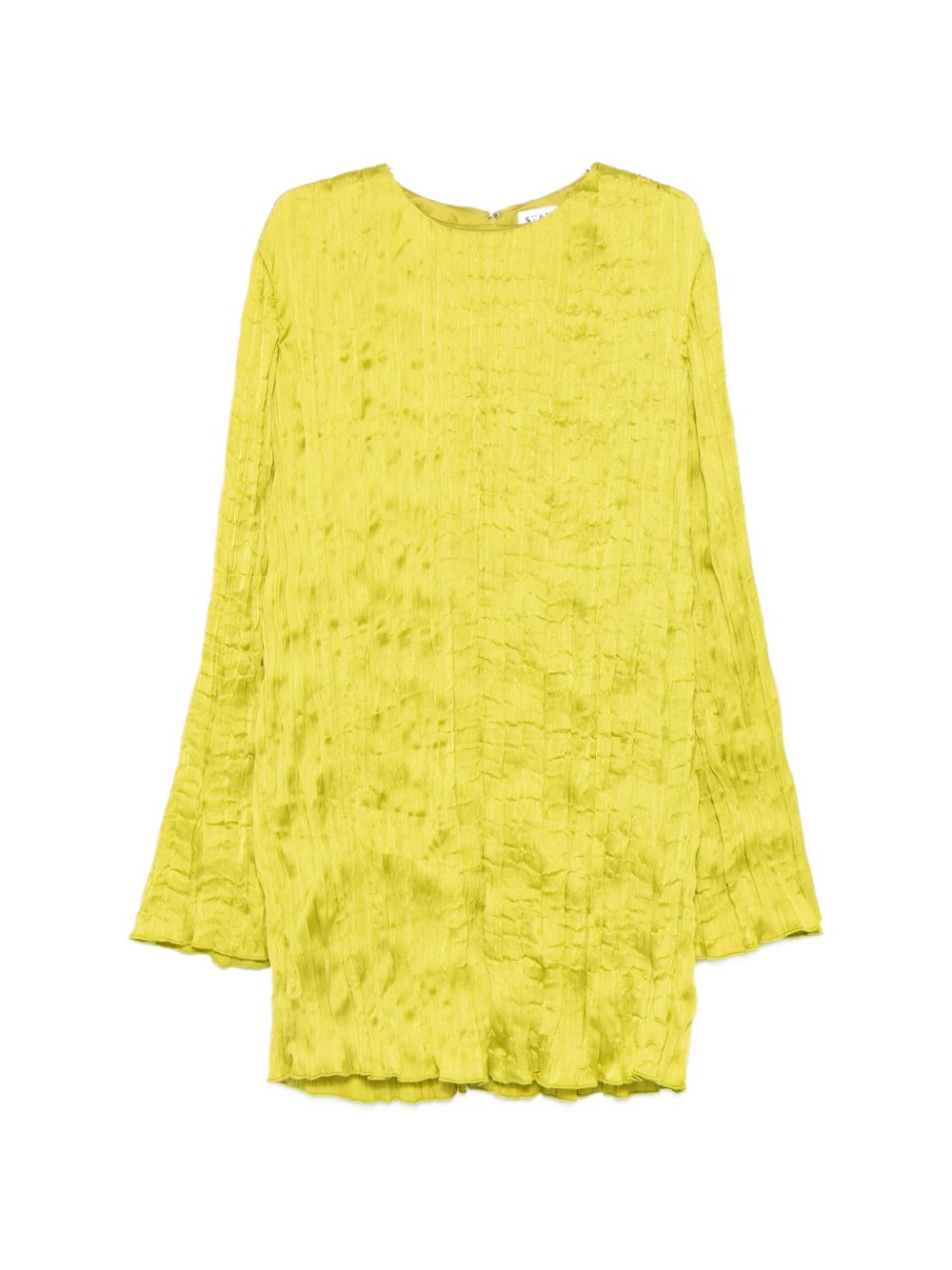 Abito mini kona in verde acido staud - donna 
