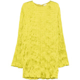 Abito mini kona in verde acido staud - donna 