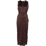 Abito lungo Mizu in marrone staud - donna 
