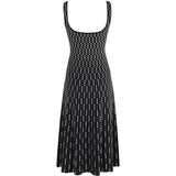 Abito midi ellison in nero staud - donna 