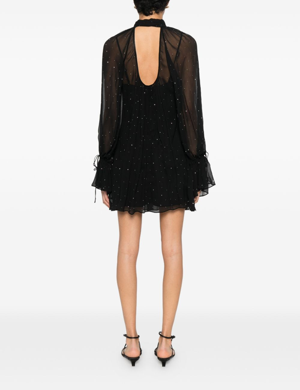 Abito mini roux in nero staud - donna 