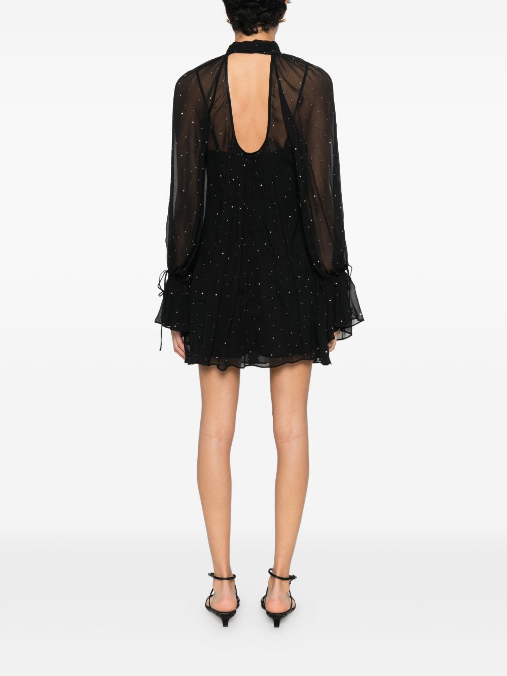 Abito mini roux in nero staud - donna 