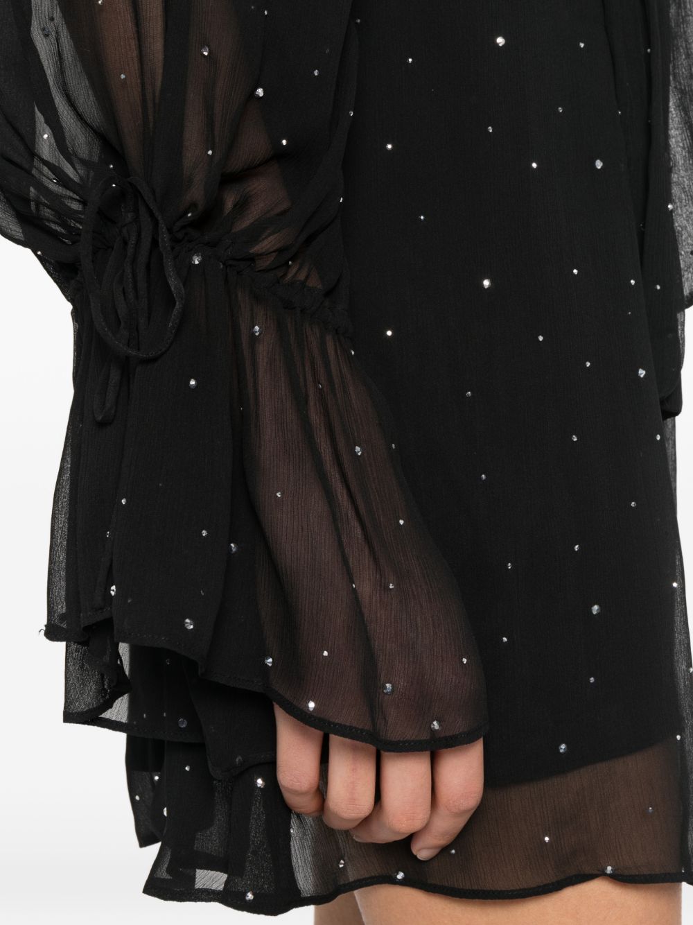Abito mini roux in nero staud - donna 
