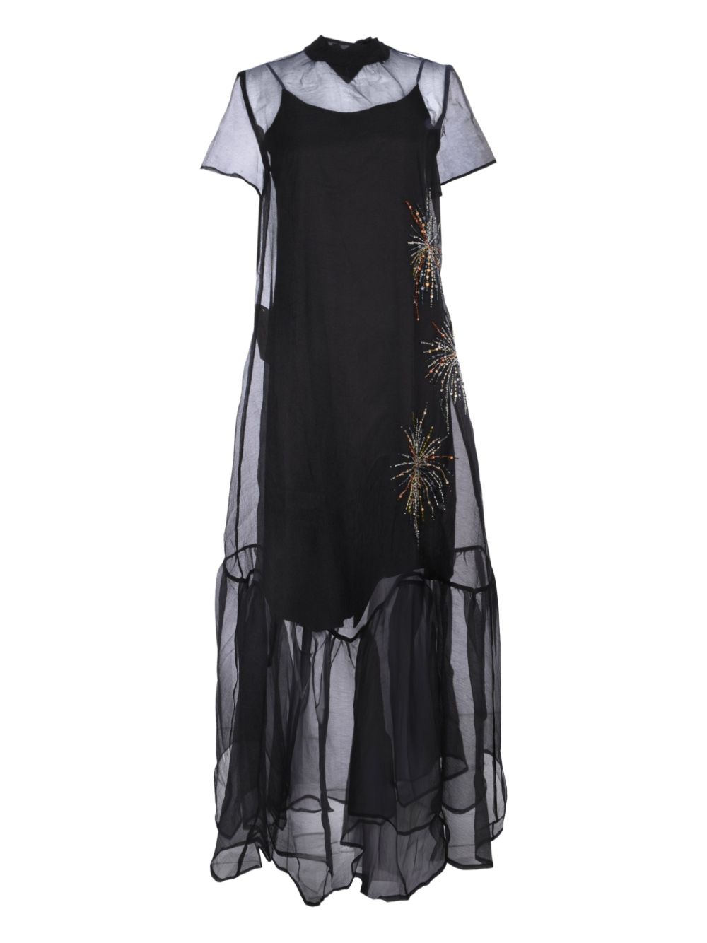Abito lungo calluna in nero staud - donna 