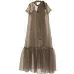 Abito calluna calluna in grigio talpa Staud - donna 