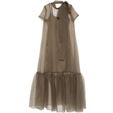 Abito calluna calluna in grigio talpa Staud - donna 