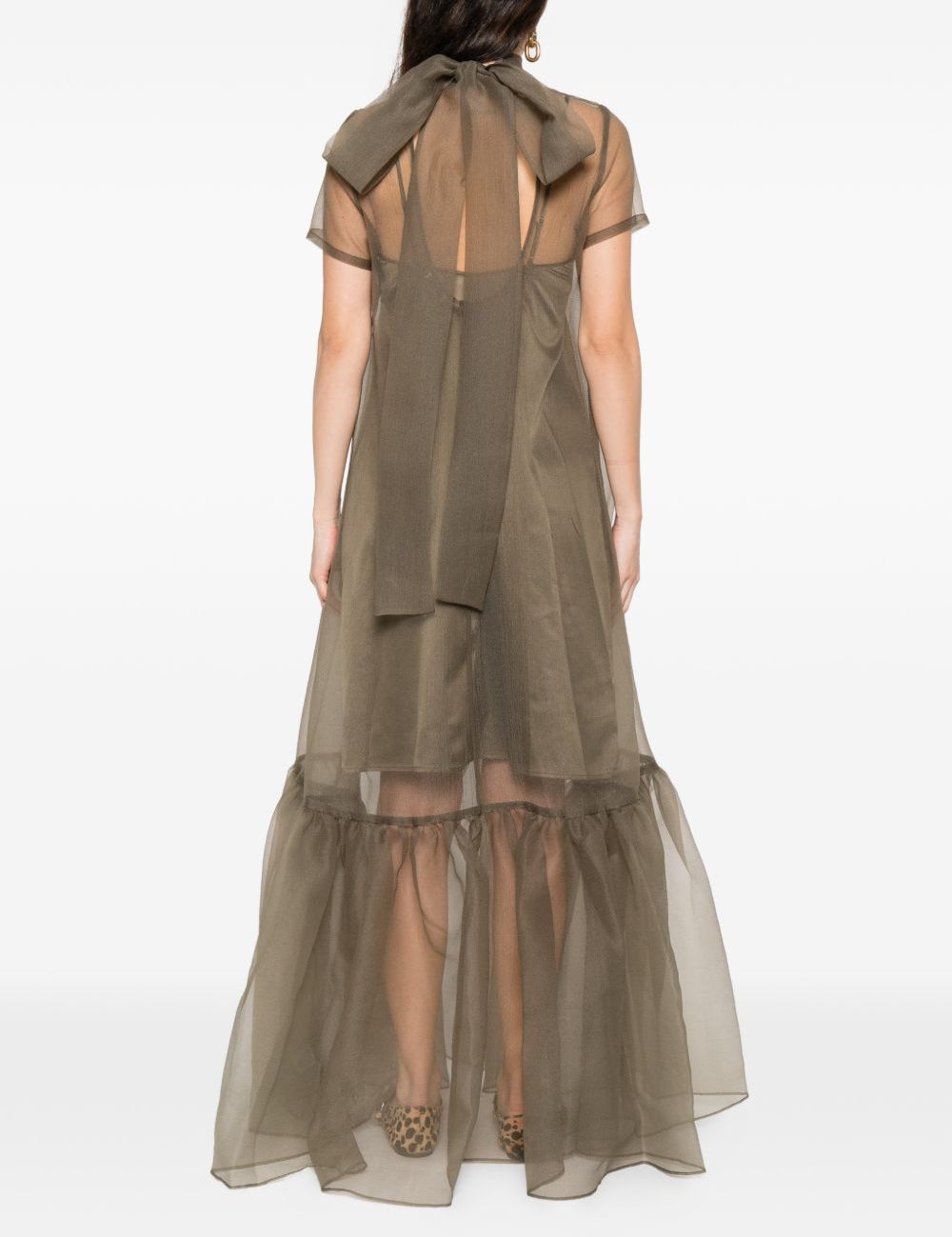Abito calluna calluna in grigio talpa Staud - donna 