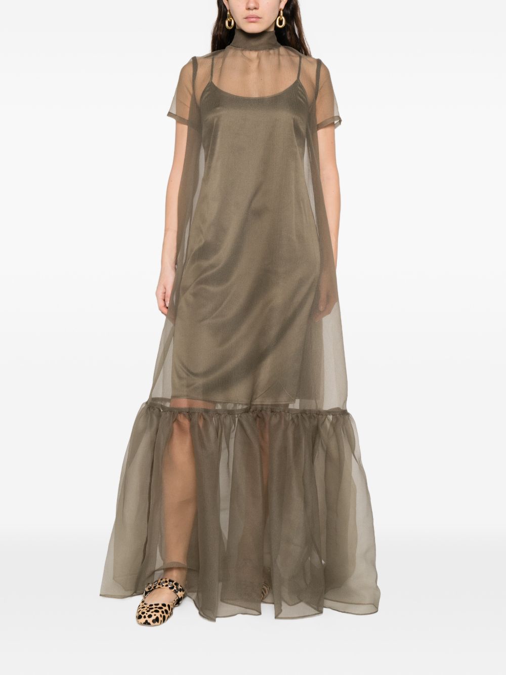 Abito calluna calluna in grigio talpa Staud - donna 