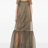 Abito calluna calluna in grigio talpa Staud - donna 