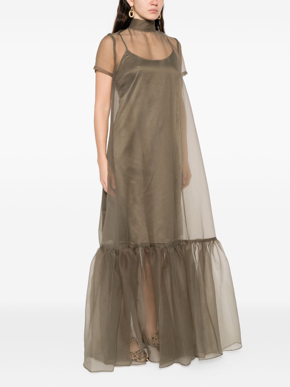 Abito calluna calluna in grigio talpa Staud - donna 