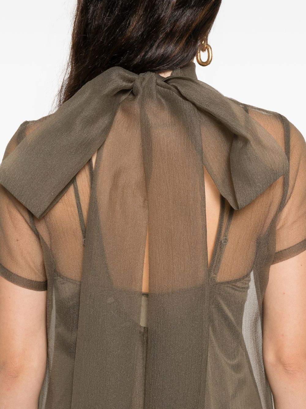 Abito calluna calluna in grigio talpa Staud - donna 