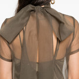 Abito calluna calluna in grigio talpa Staud - donna 