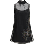 Abito corto Albee in nero Staud - donna 