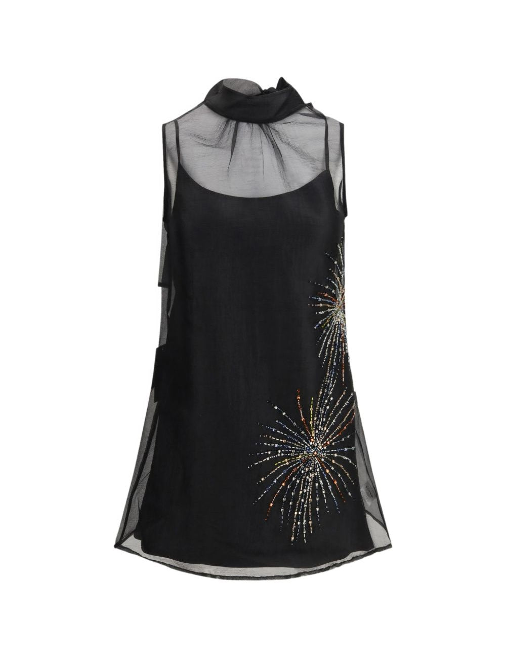 Abito corto Albee in nero Staud - donna 