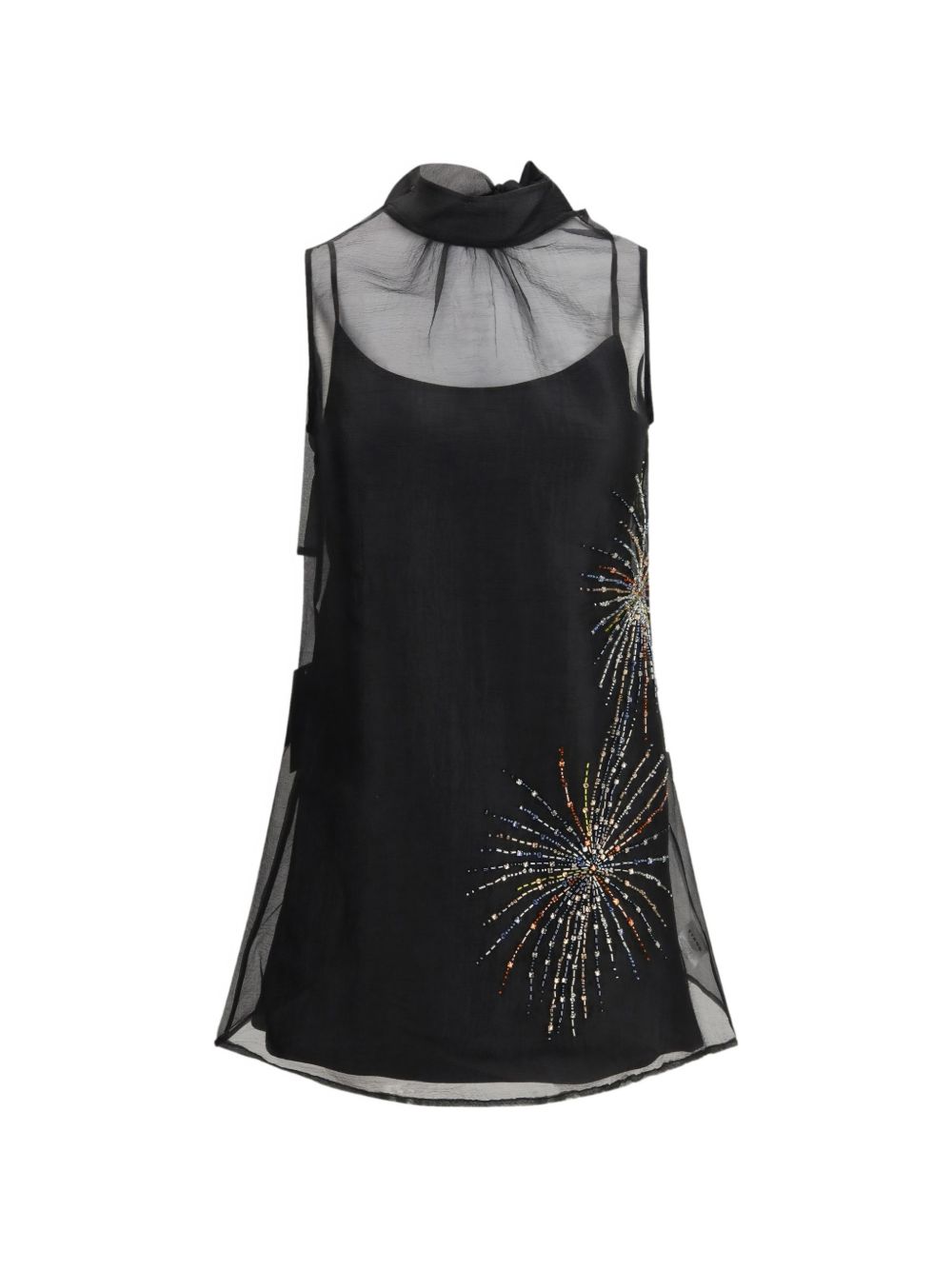 Abito corto Albee in nero Staud - donna 