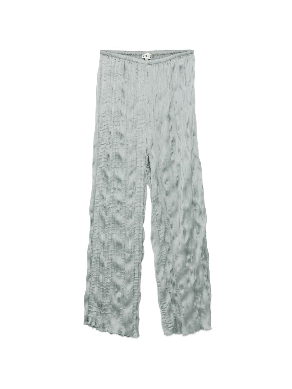 PANTALONI EFFETTO STROPICCIATO IN AZZURRO STAUD - DONNA 