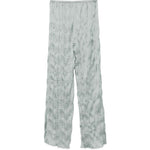 PANTALONI EFFETTO STROPICCIATO IN AZZURRO STAUD - DONNA 