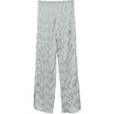 PANTALONI EFFETTO STROPICCIATO IN AZZURRO STAUD - DONNA 