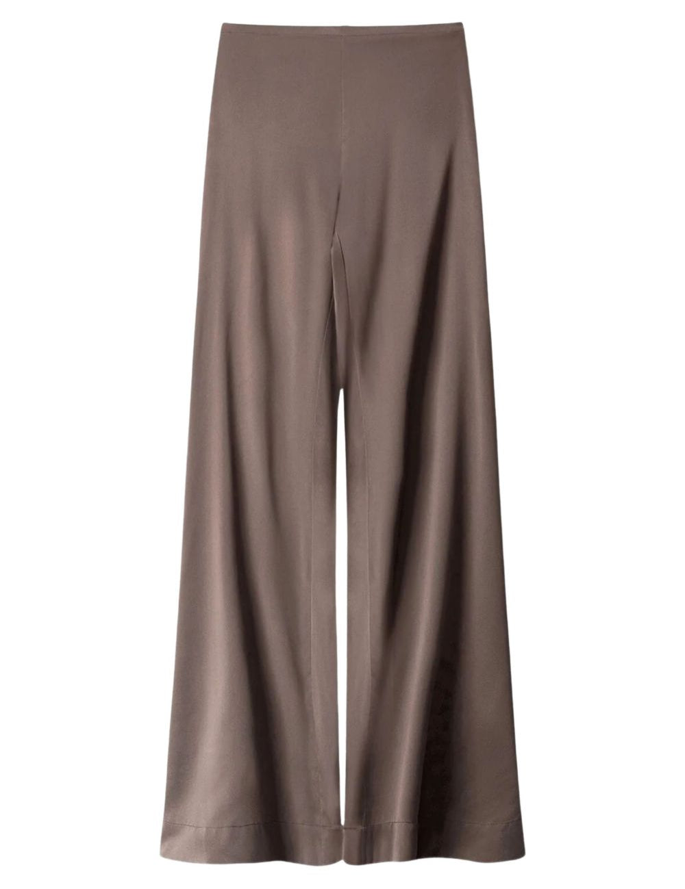 Pantaloni Stroll a gamba ampia in marrone Staud - donna 