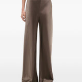 Pantaloni Stroll a gamba ampia in marrone Staud - donna 