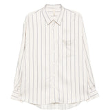 Camicia New Base a righe in bianco crema Sunflower - uomo 