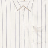 Camicia New Base a righe in bianco crema Sunflower - uomo 