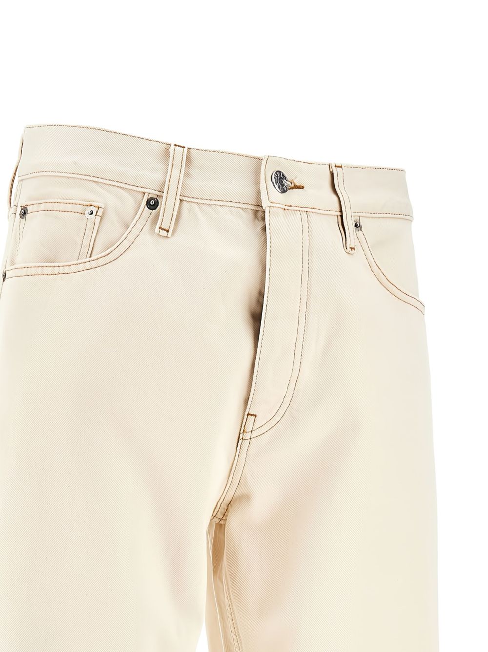 Jeans a gamba ampia in ecrù Sunflower - uomo 