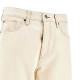 Jeans a gamba ampia in ecrù Sunflower - uomo 