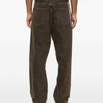Jeans Wide Twist in nero Sunflower - uomo 