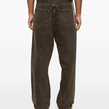 Jeans Wide Twist in nero Sunflower - uomo 