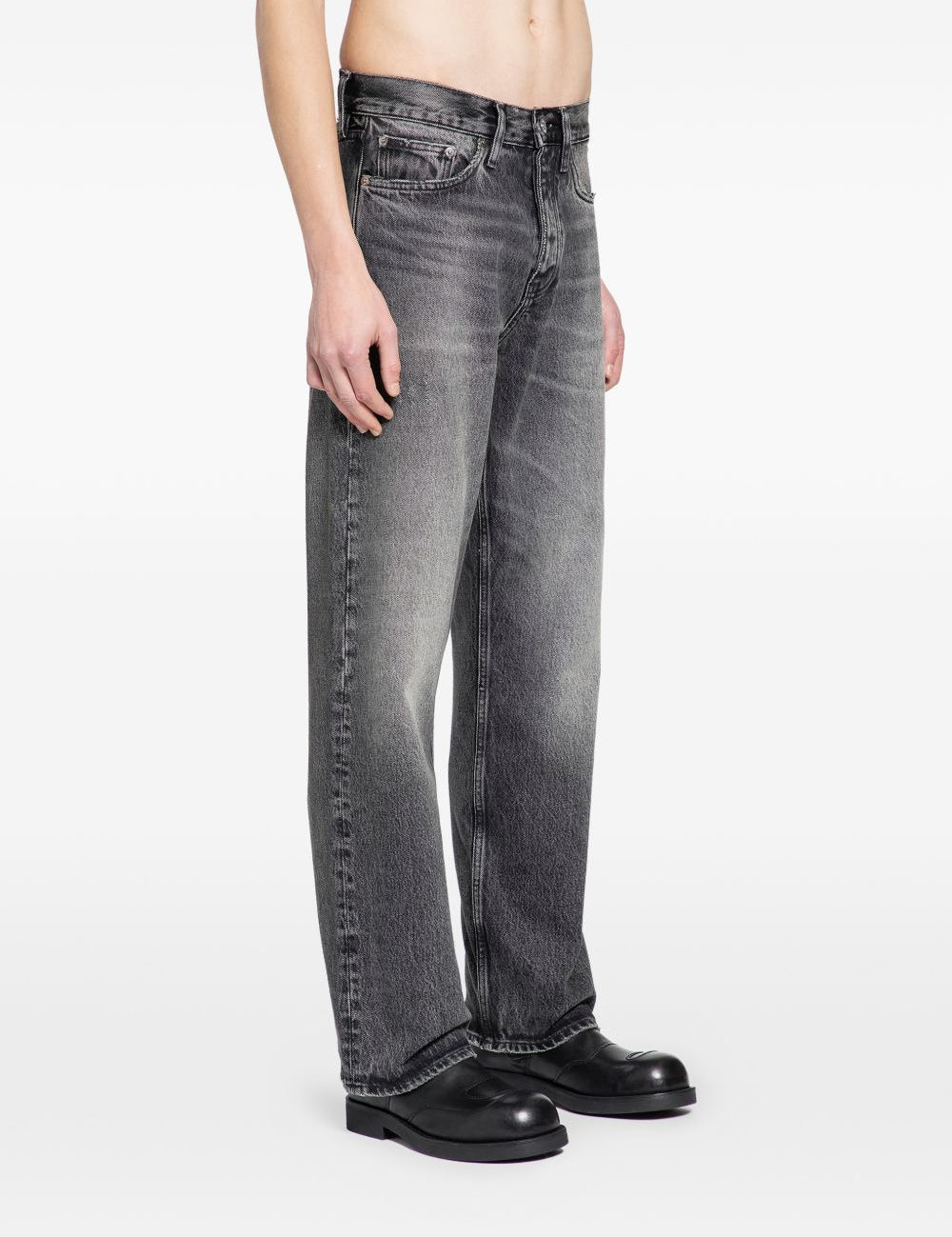 Jeans con effetto schiarito in nero Sunflower - uomo 
