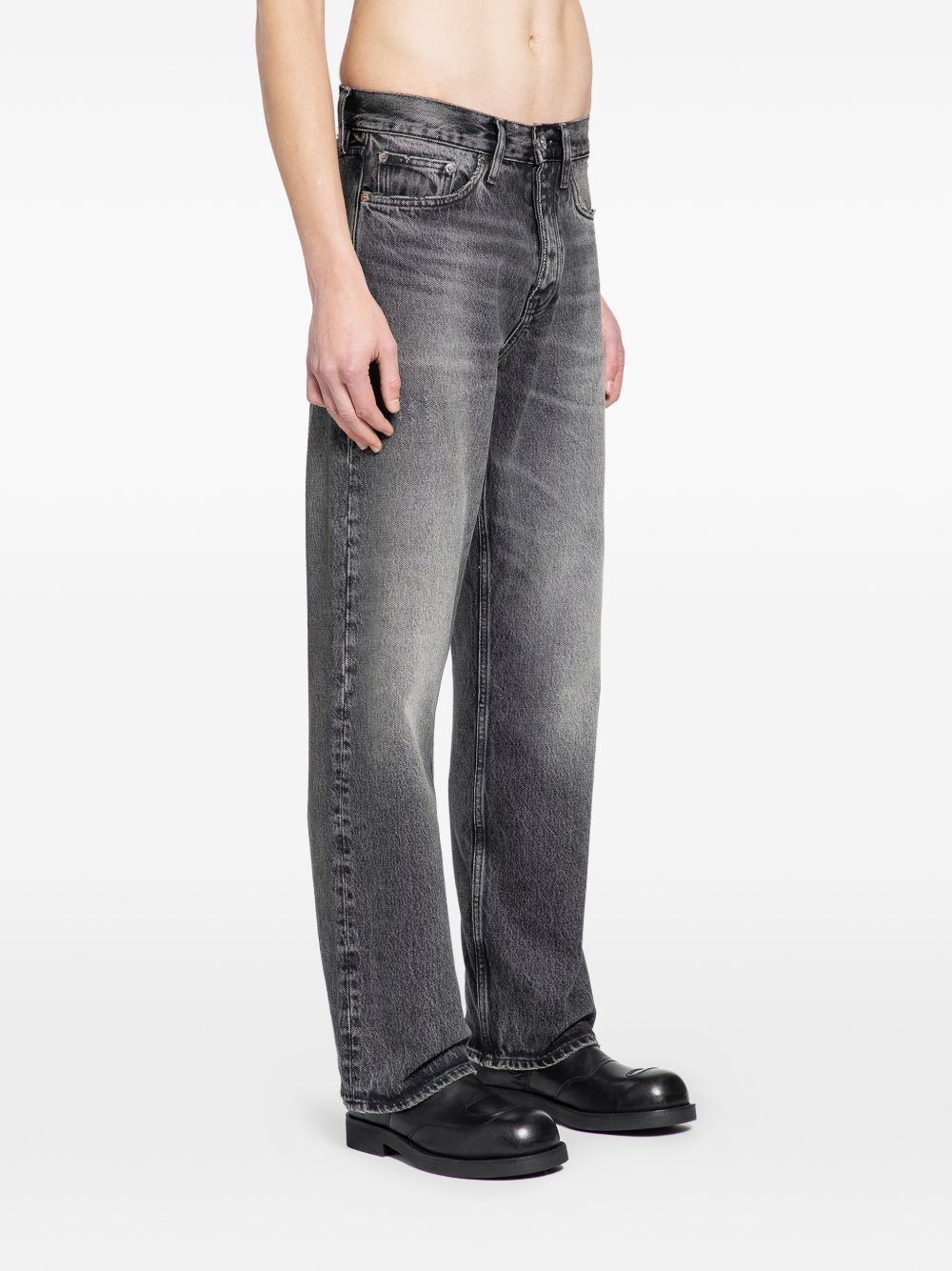 Jeans con effetto schiarito in nero Sunflower - uomo 