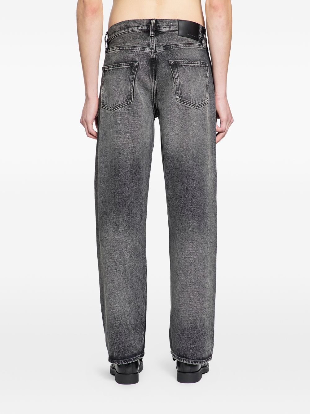 Jeans con effetto schiarito in nero Sunflower - uomo 
