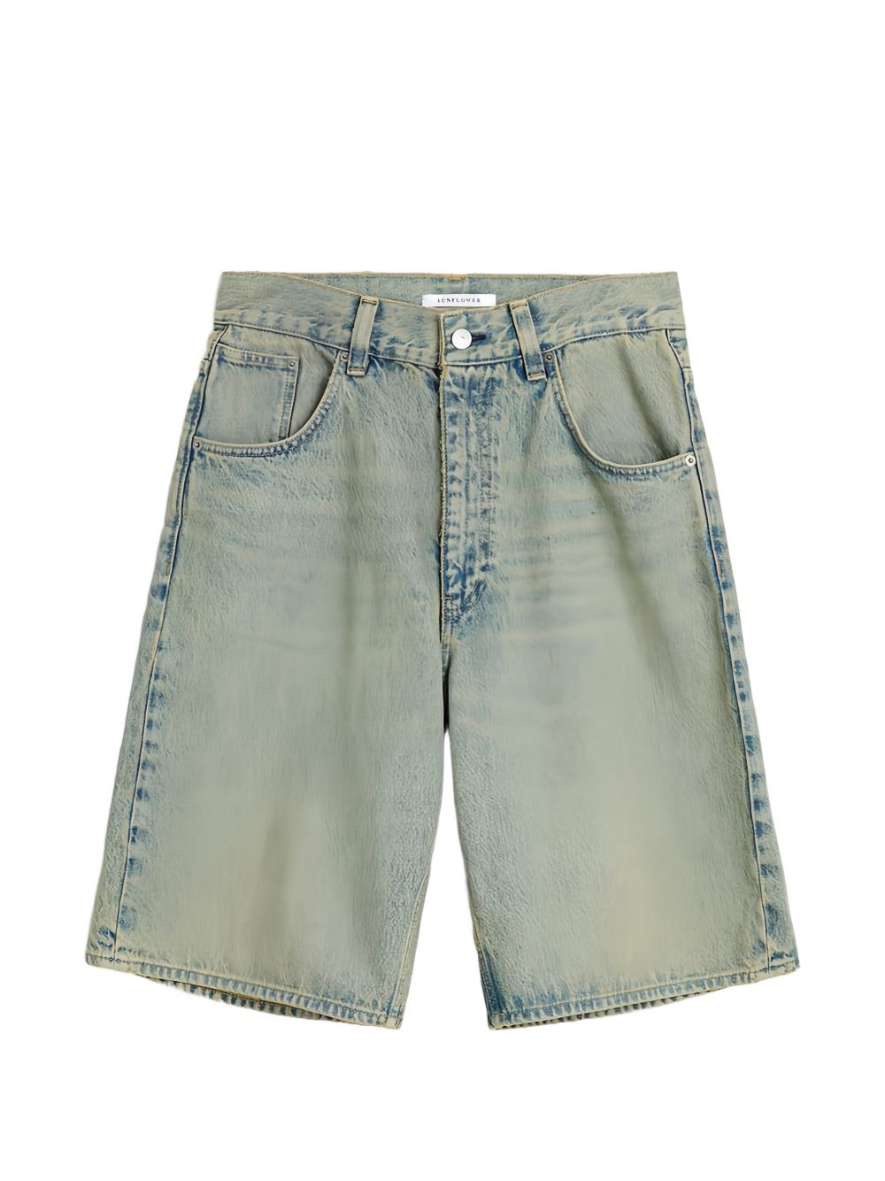 Shorts con lavaggio acido in blu Sunflower - uomo 