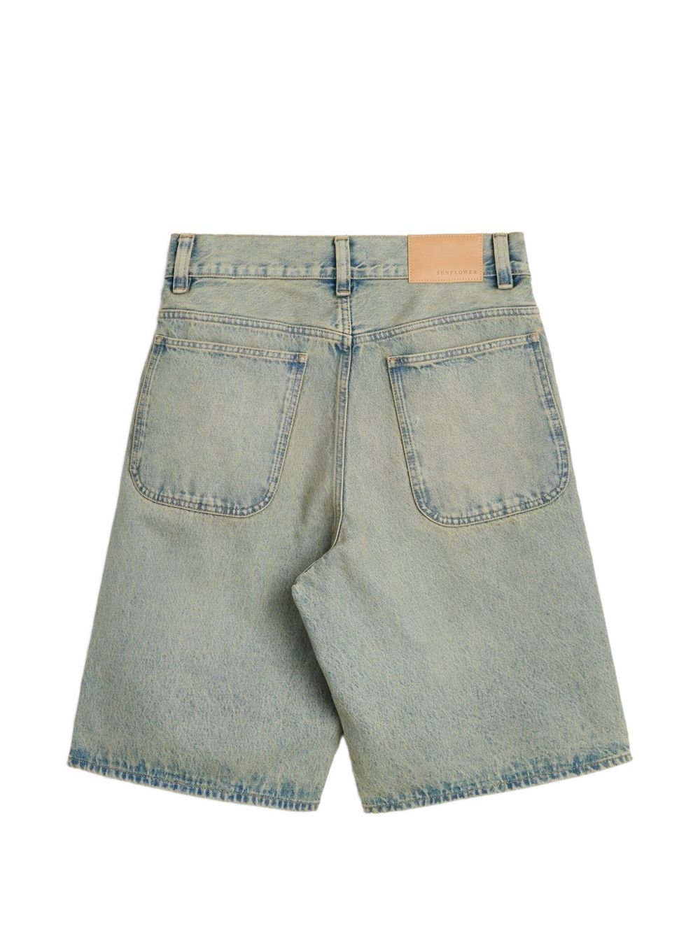 Shorts con lavaggio acido in blu Sunflower - uomo 