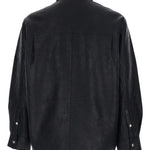 Giacca in pelle con zip in nero Sunflower - uomo 