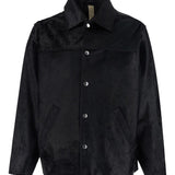 Giacca in pelle con bottoni in nero Sunflower - uomo 