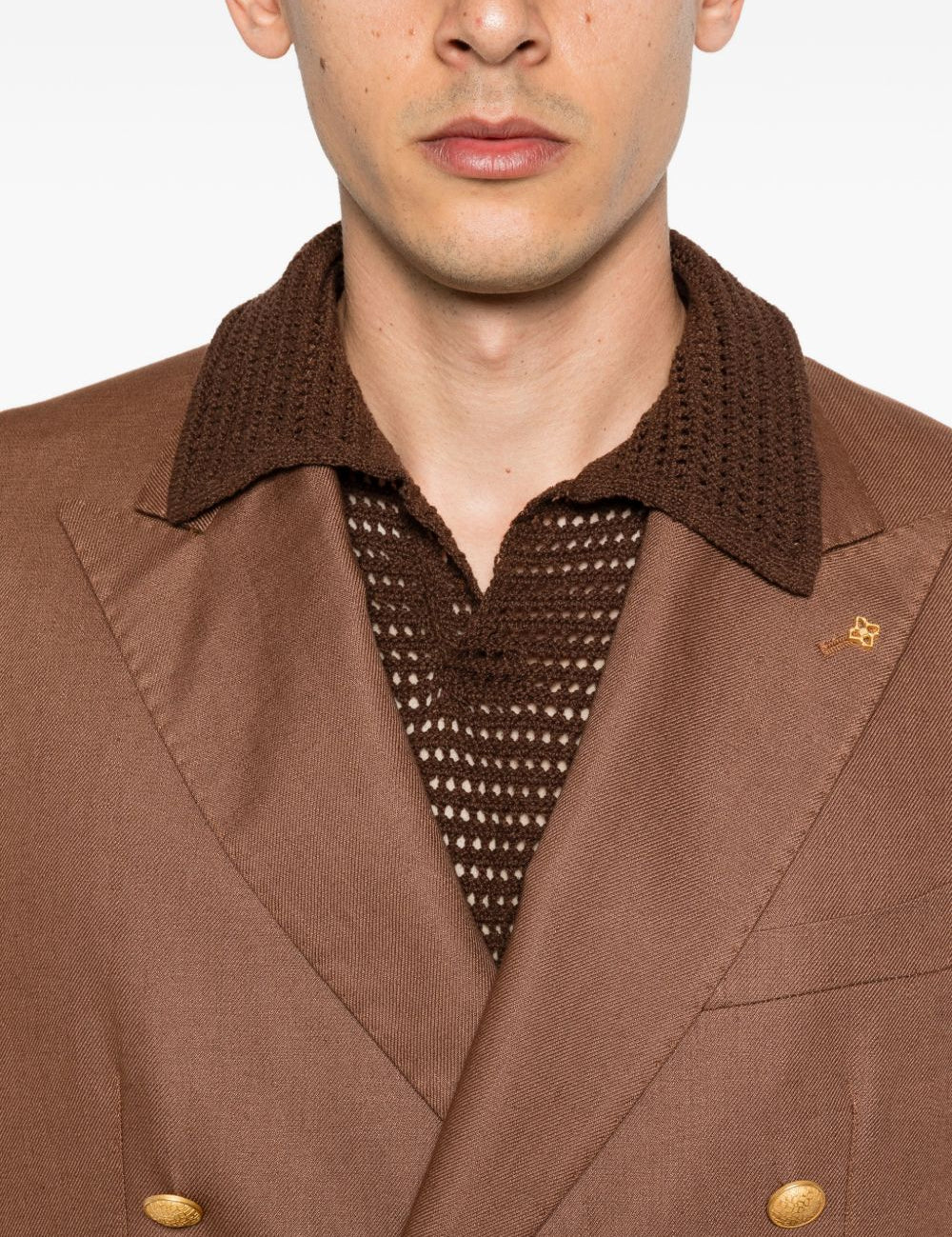 Completo doppiopetto in marrone Tagliatore - uomo 