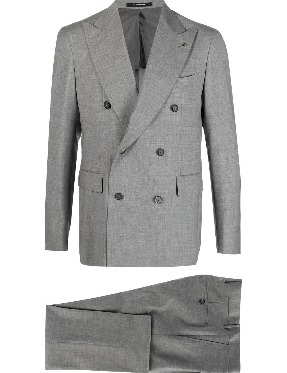 Completo doppiopetto in grigio Tagliatore - uomo 