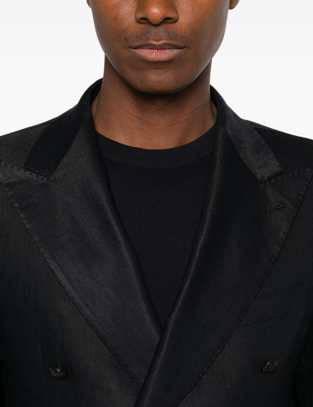 Completo doppiopetto in nero Tagliatore - uomo 